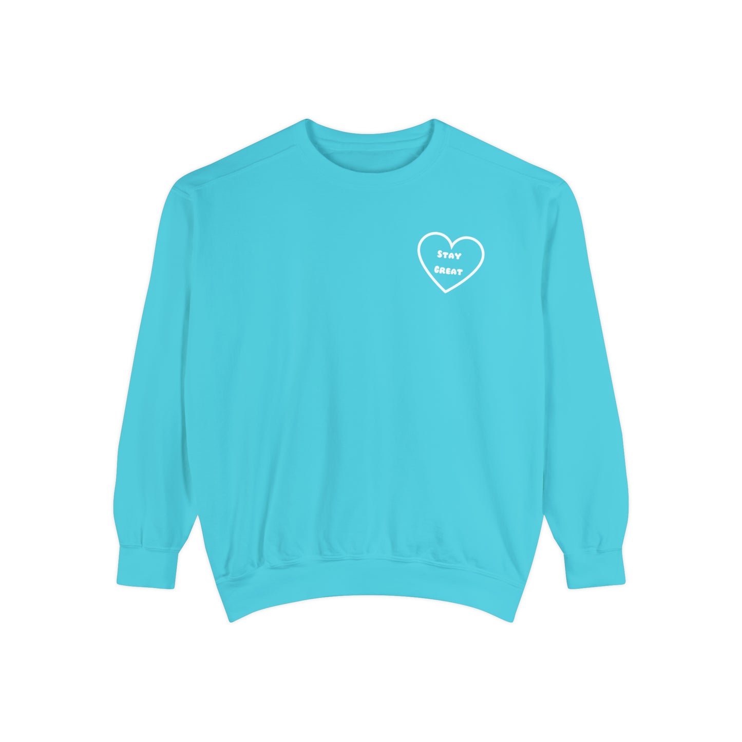 Purple Unisex Garment-Dyed Sweatshirt