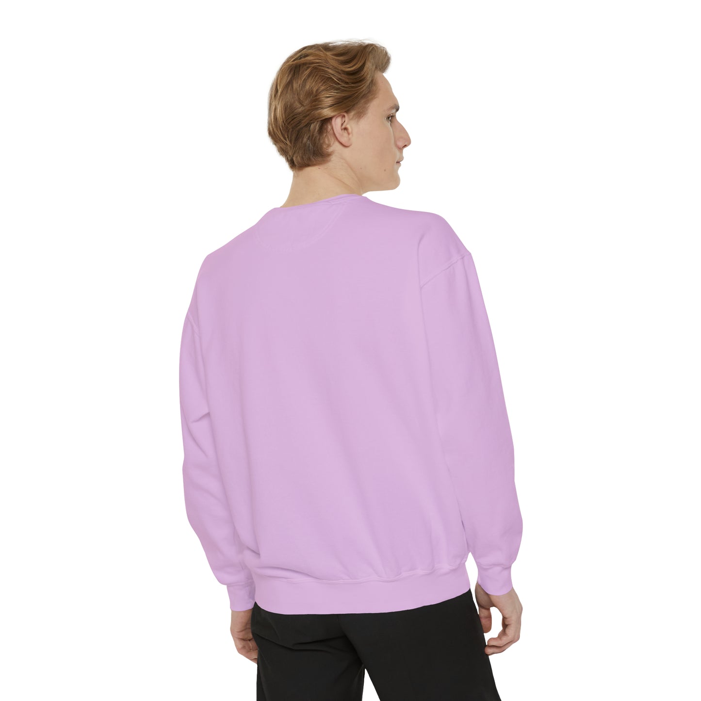 Purple Unisex Garment-Dyed Sweatshirt